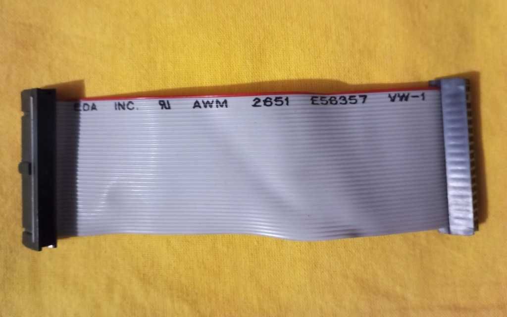 Taśma do stacji dyskietek FDD 34pin, kabel 3,5" AMIGA + kabelek zasil.