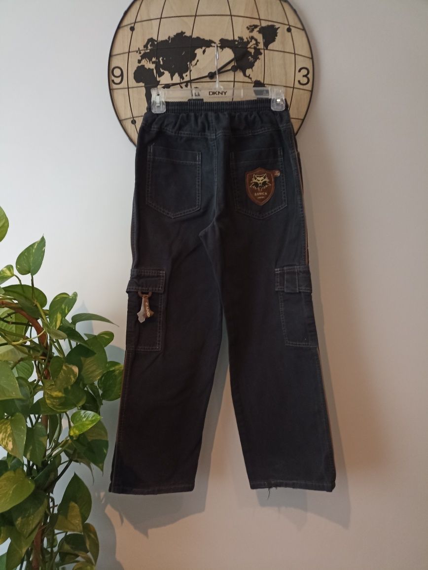 Spodnie jeansowe czarne Gangs roz.146