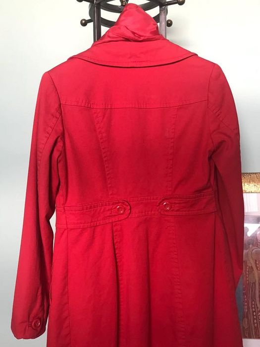 Trencz bawełna, barwna podszewka