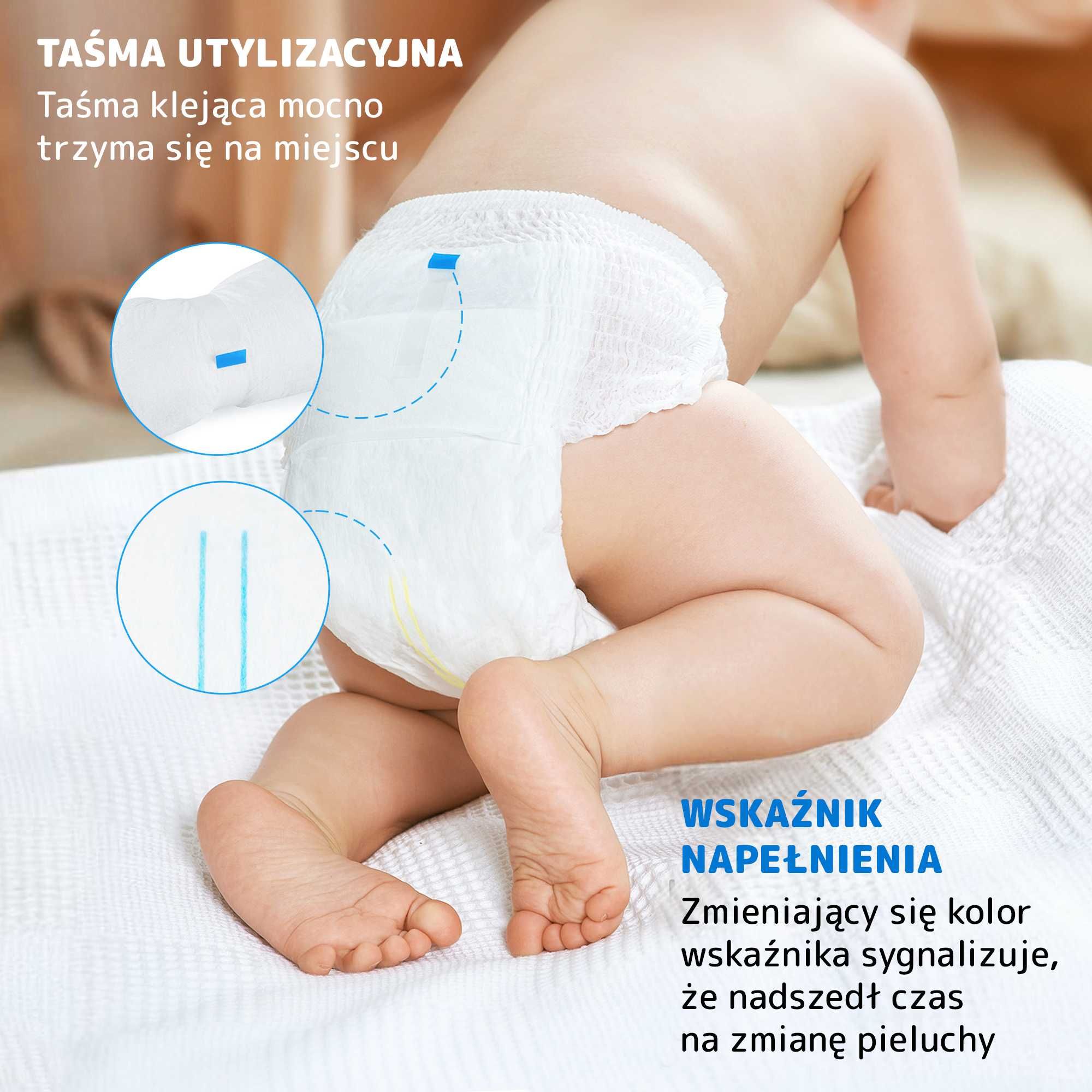 Pieluchy Tokisan Rozmiar 4(8-13Kg)Pieluchomajtki Premium Pants 220 Szt