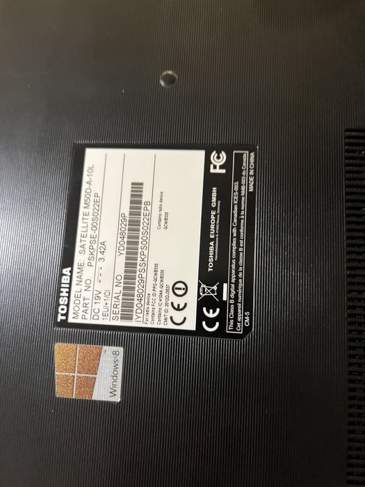 Computador Toshiba para peças+carregador!!
