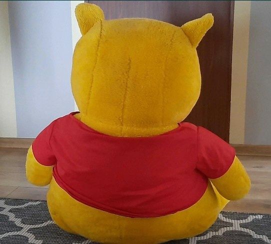 MIś GiGANT XXL Kubuś Puchatek maskotka  zabawka duza 1.30m nowa