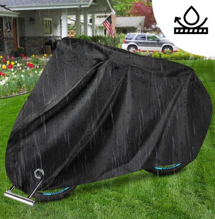 Duży wodoodporny pokrowiec ETUI na rower motocykl skuter 210x110x85 cm
