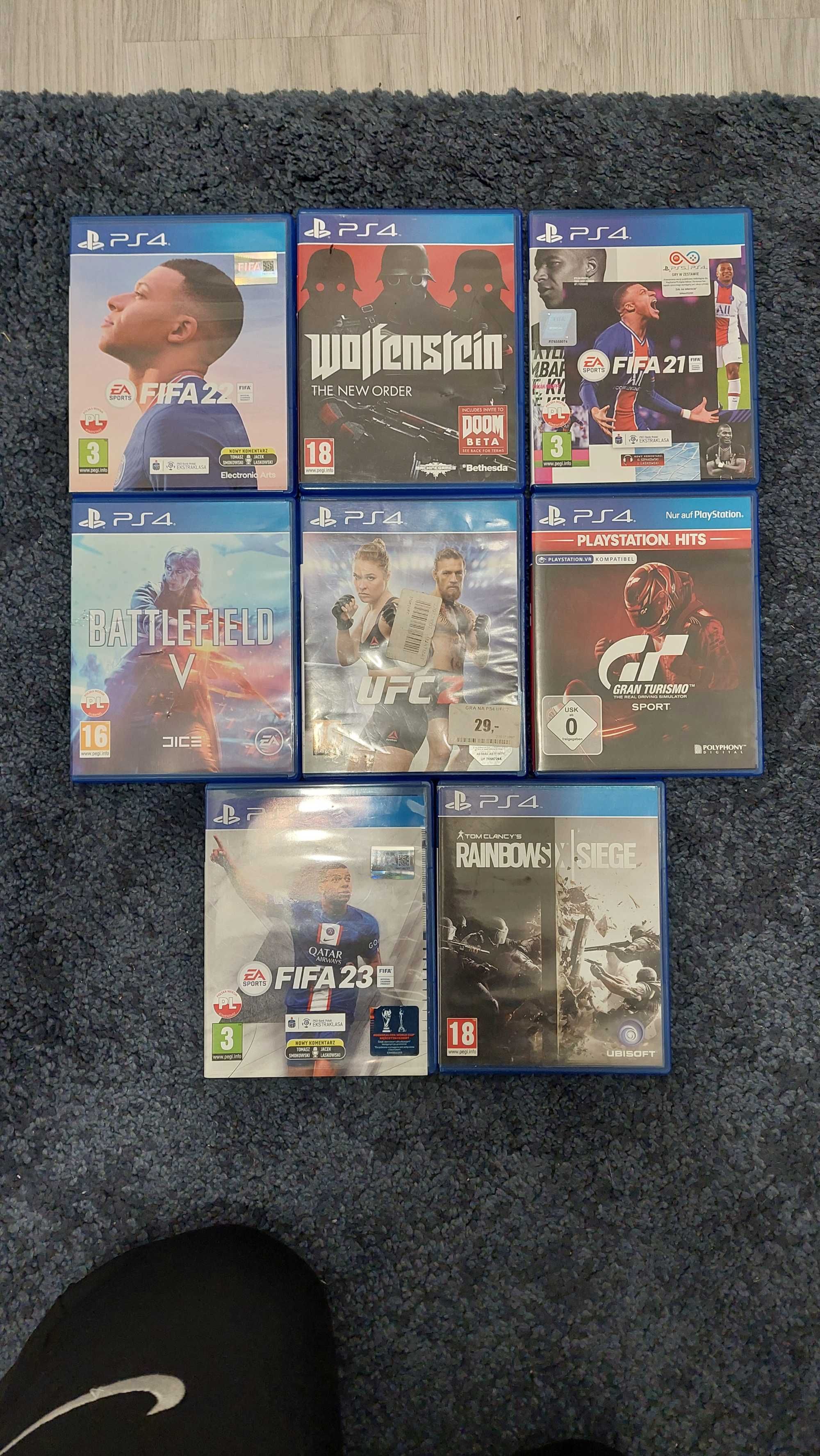 Gry na ps4 8 sztuk