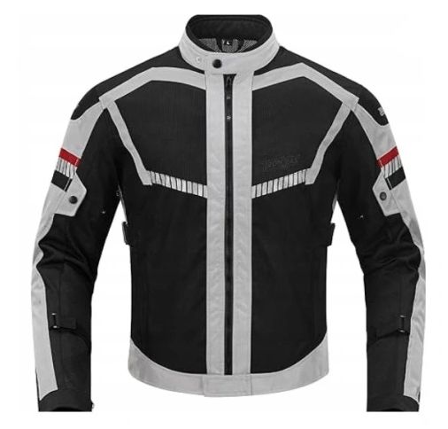 Kurtka Motocyklowa IRON JIAS D-020 Wiatroszczelna | Rozmiar XL