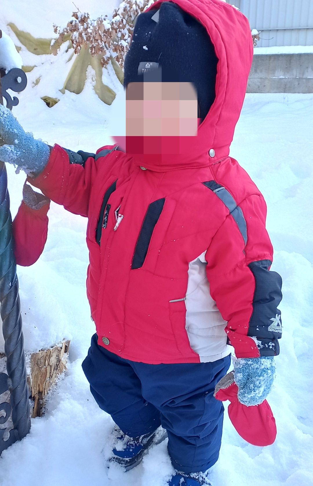 Дитяча зимова лижна куртка, зріст 80-86