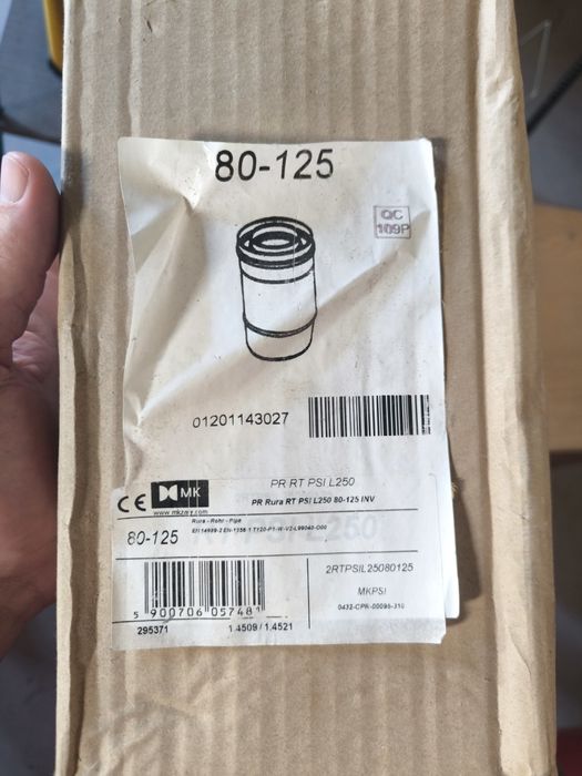 Rura kominowa RT PSI L250 INV