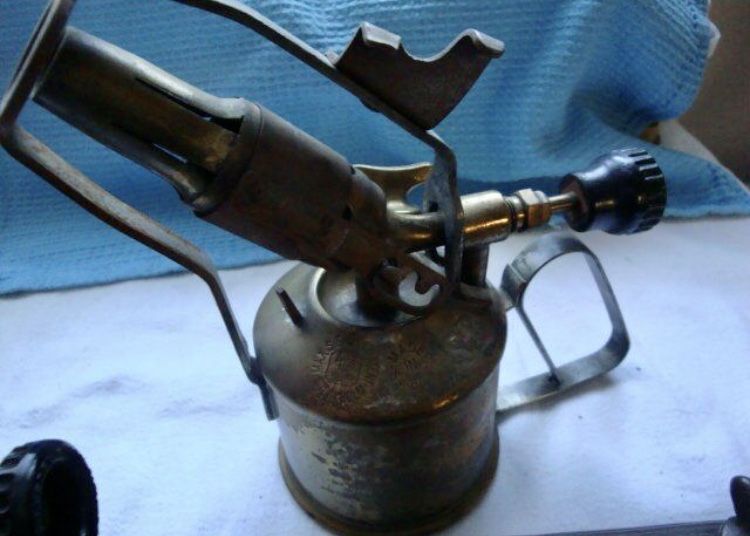Antigo maçarico fabrico sueco