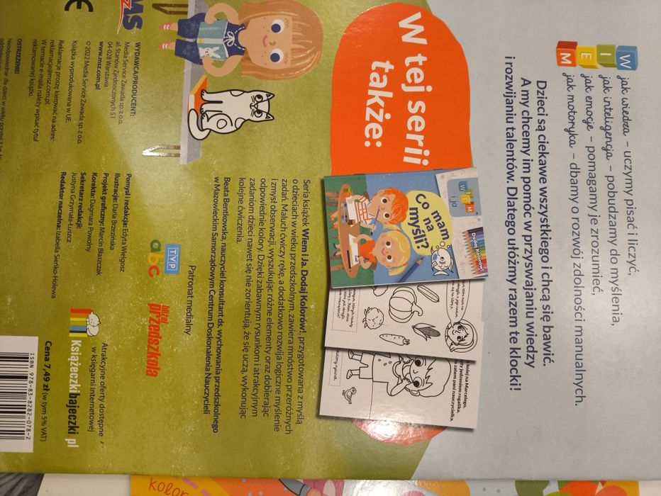 Książeczki i kolorowanki dla przedszkolaka