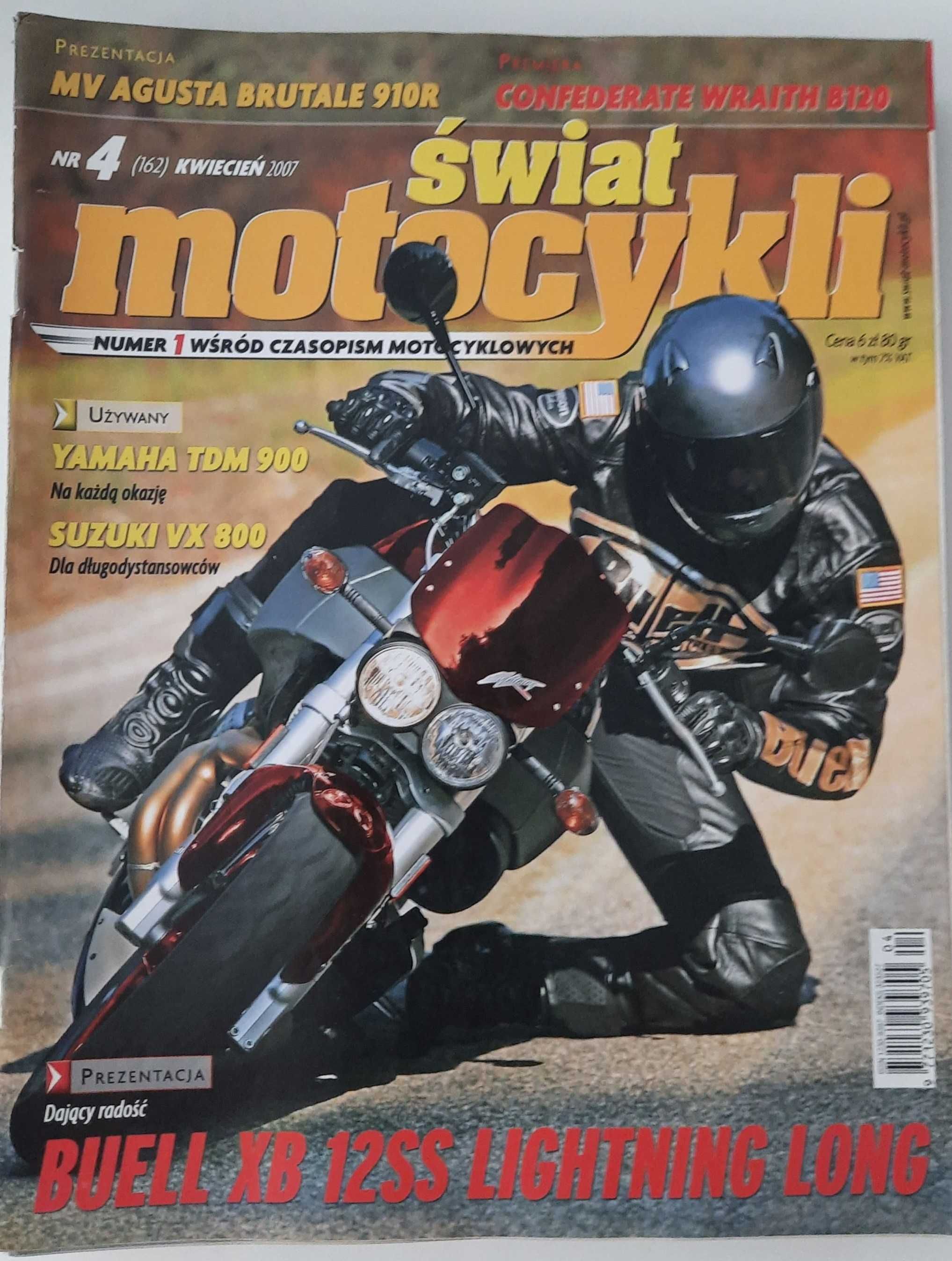 ŚWIAT MOTOCYKLI nr. 04/2007 kwiecień archiwum