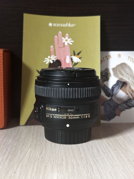 Обʼєктив nikkor 50 1.8 af-s, майже новий, ідеальний стан.