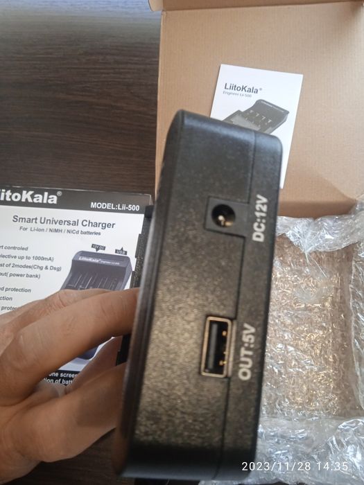 Зарядное устройство lIitokala lii500,(aa, AAA, 18650, и другие)