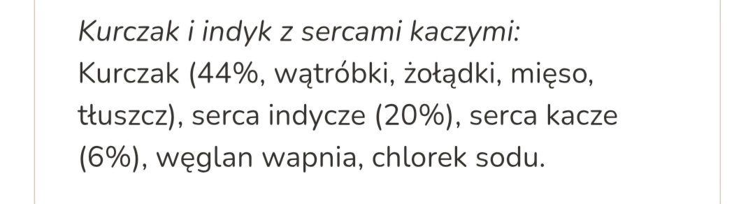96x200g Animonda CARNY DLA kota bez ZBÓŻ
kurczak z indykiem i kaczymi