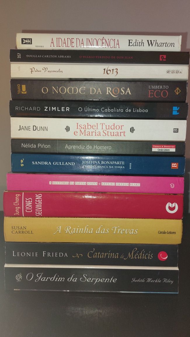 Livros com histórias de outros tempos