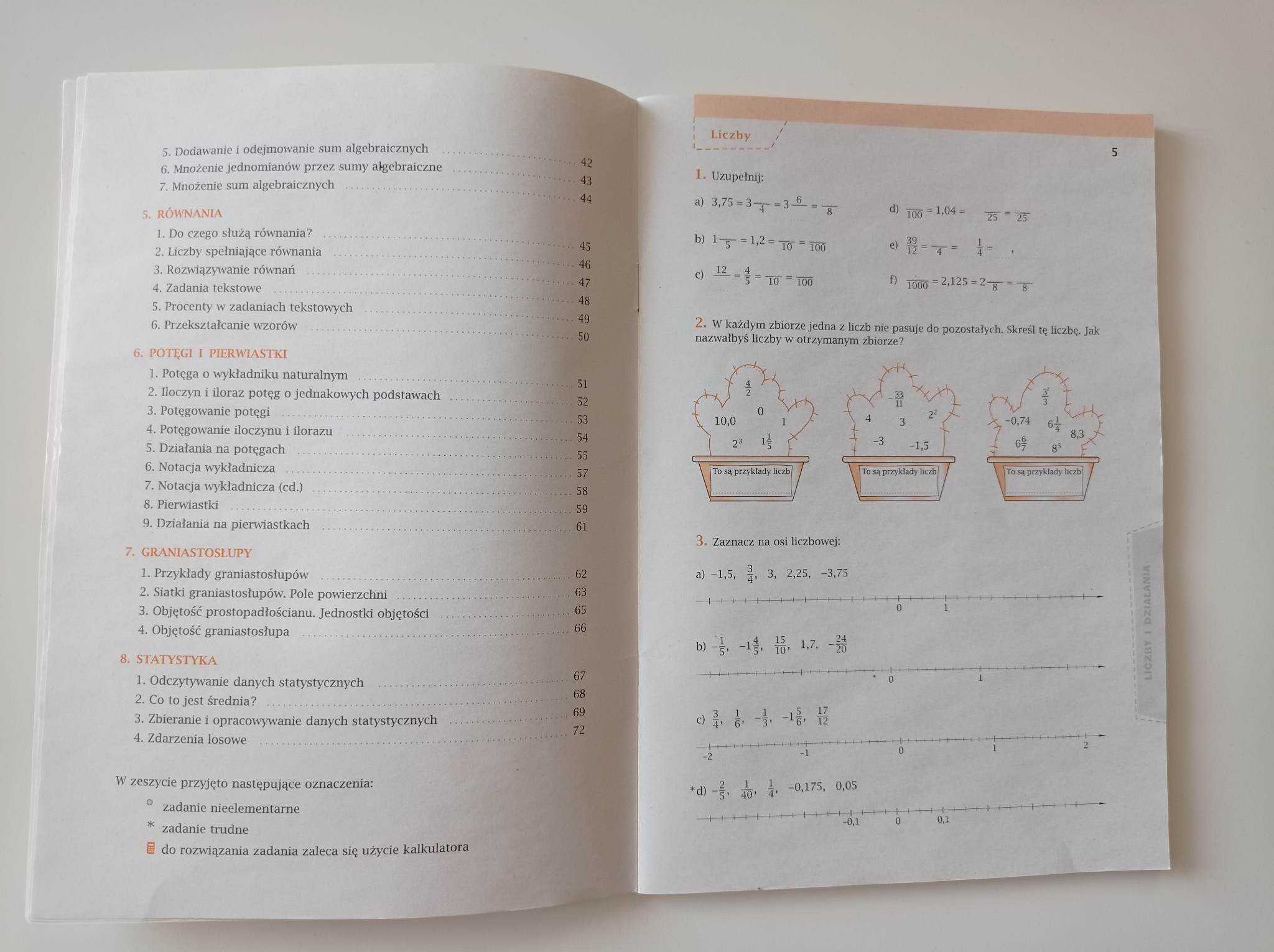 Matematyka z plusem 7 Zeszyt ćwiczeń GWO Dobrowolska Jucewicz