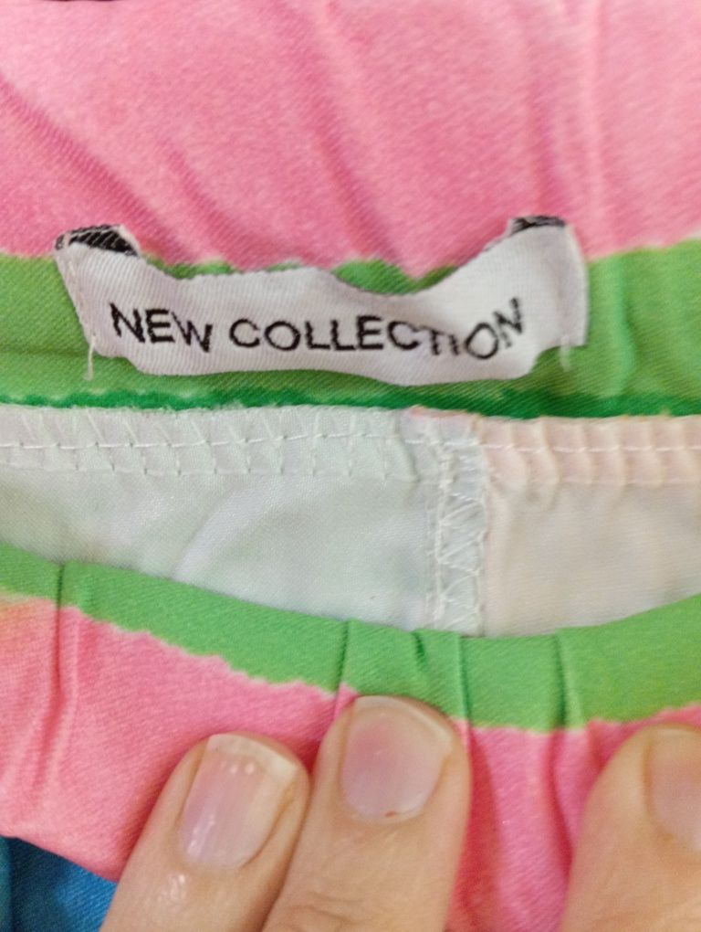 Nowe elastyczne spodnie kolorowe. New collection. Poliester