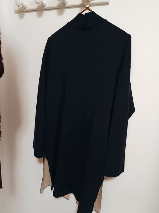 Casaco de malha de cor azul Sacoor