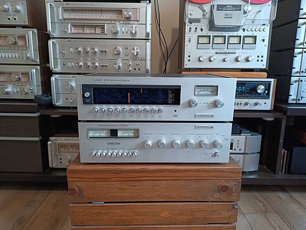 Zestaw Unitra Fonica - Pathe Marconi (wzmacniacz i tuner)