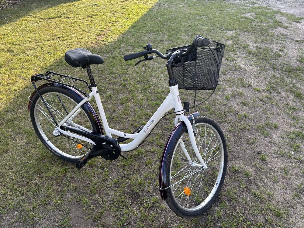 Rower  M-bike cityline 326 biały