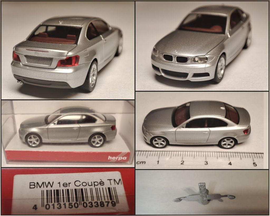 Модели автомобилей BMW  1:87