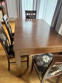 Stół drewniany - 4 krzesła gratis