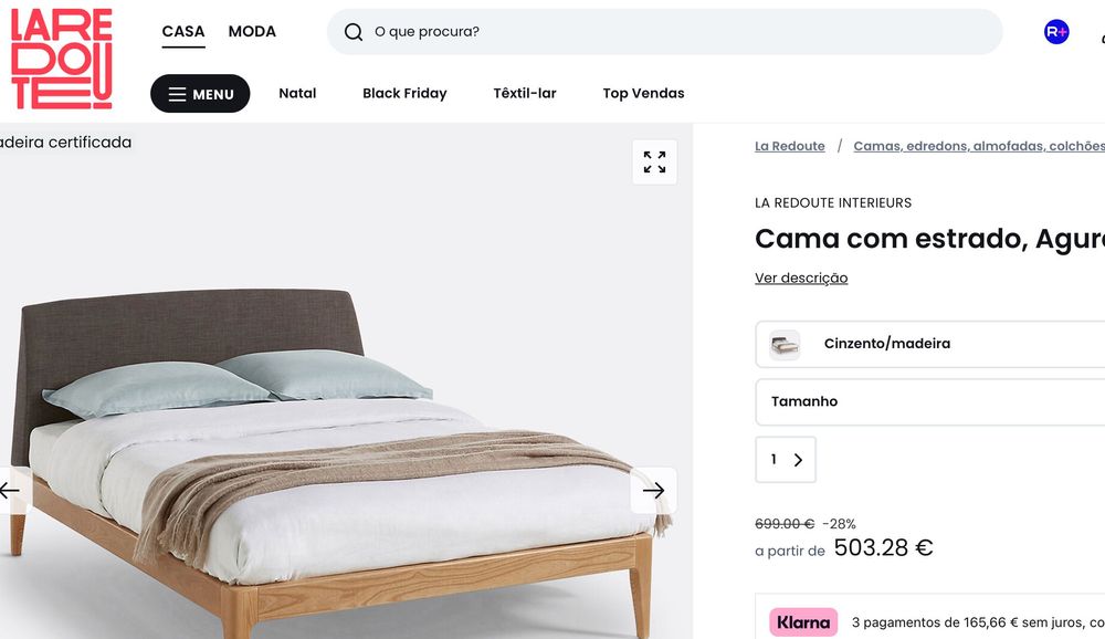 La Redoute Excellente Cama e colchão