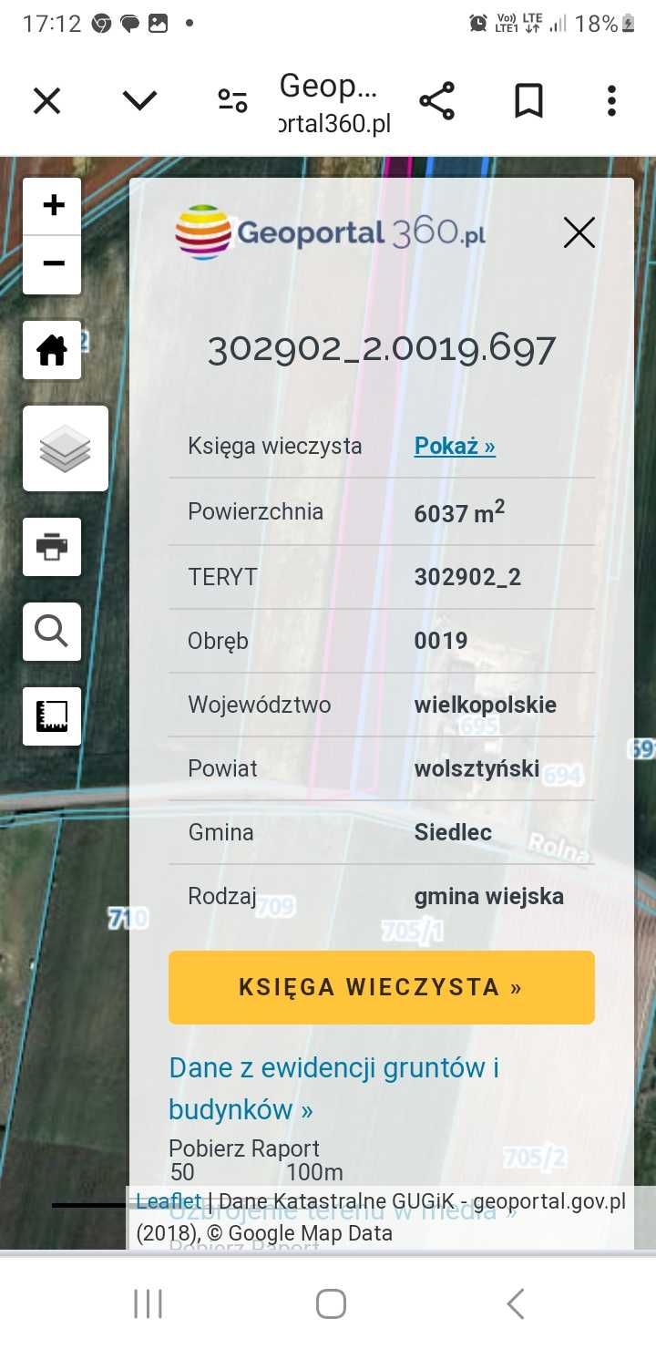 Sprzedam działki 697+698