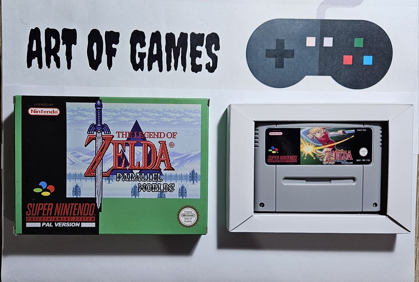 The Legend of Zelda Parallel Worlds  SNES Super Nintendo Bootleg