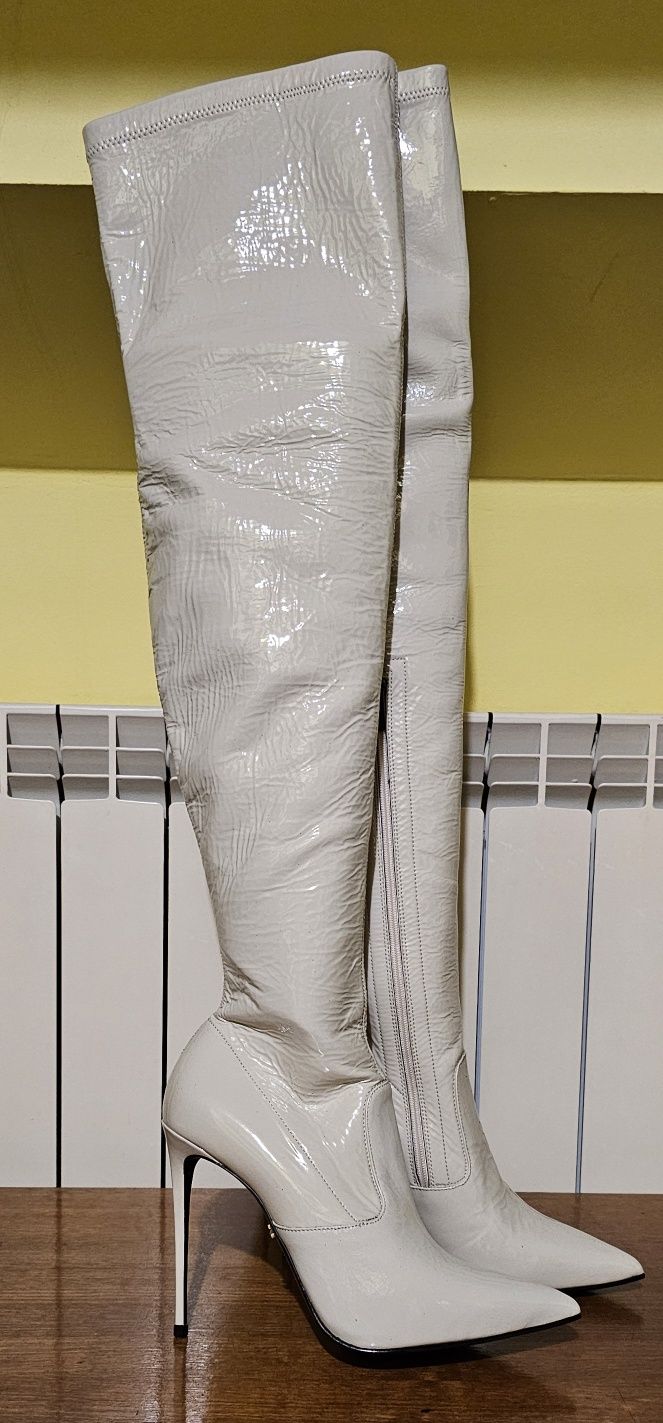 Le silla kozaki muszkieterki szpilki 38.5 szpilki 12cm