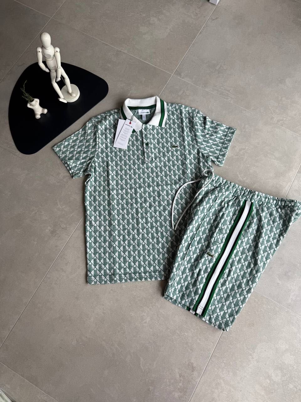 Dres Lacoste Monogram Light Green