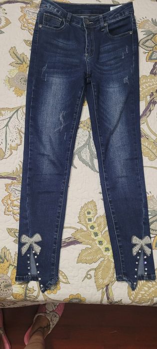 Calças de ganga  tamanho  S