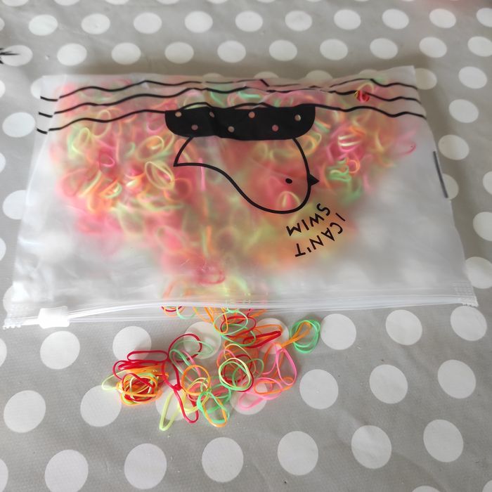 1000 elásticos para tranças