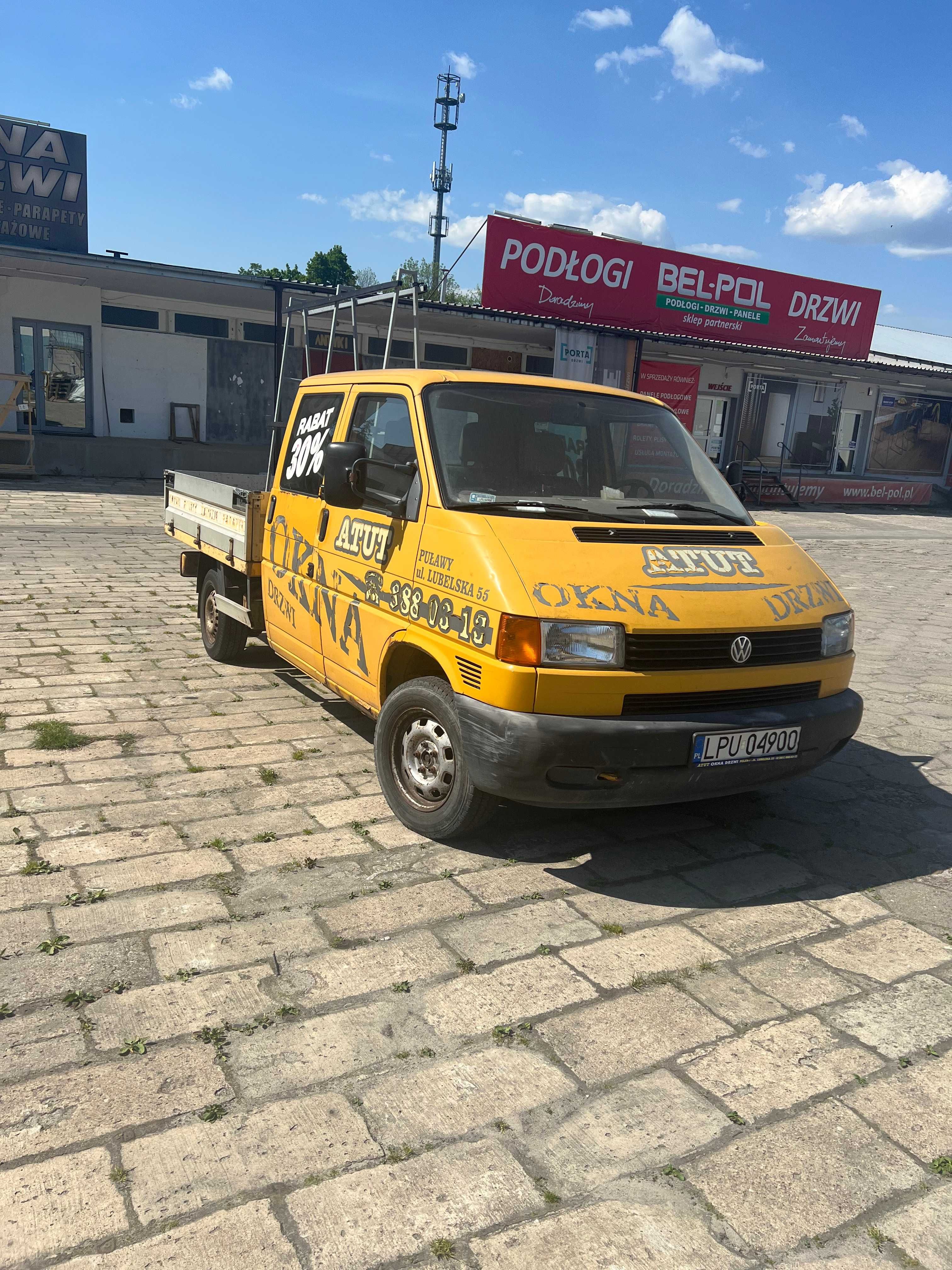 Volkswagen transporter T4 doka skrzynia 2,0 benzyna / gaz
