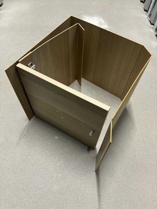 Wkład z drzwiami KALLAX imitacja dębu bejcowanego na biało