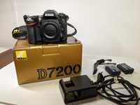 Aparat Nikon D7200 korpus + zapasowa bateria Newell, SUPER STAN