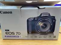 Aparat Canon EOS &D z 5 obiektywami (portret i daleki)