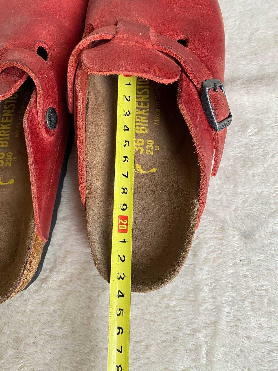 Сабо birkenstock boston Oiled Leather clog оригінал розм 36