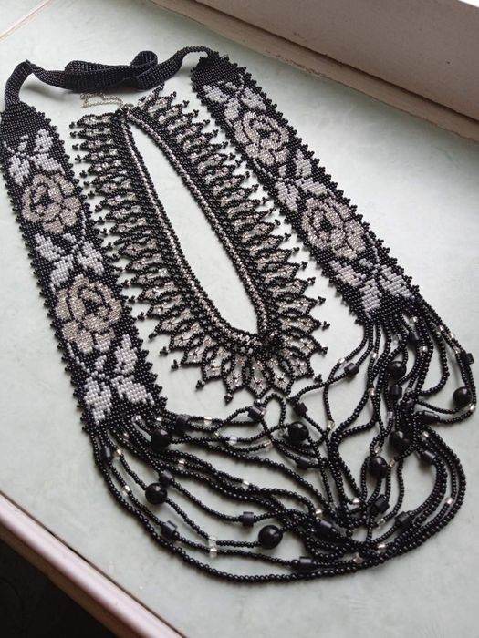 Вироби з бісеру. Гердан, силянка, краватка,чокер