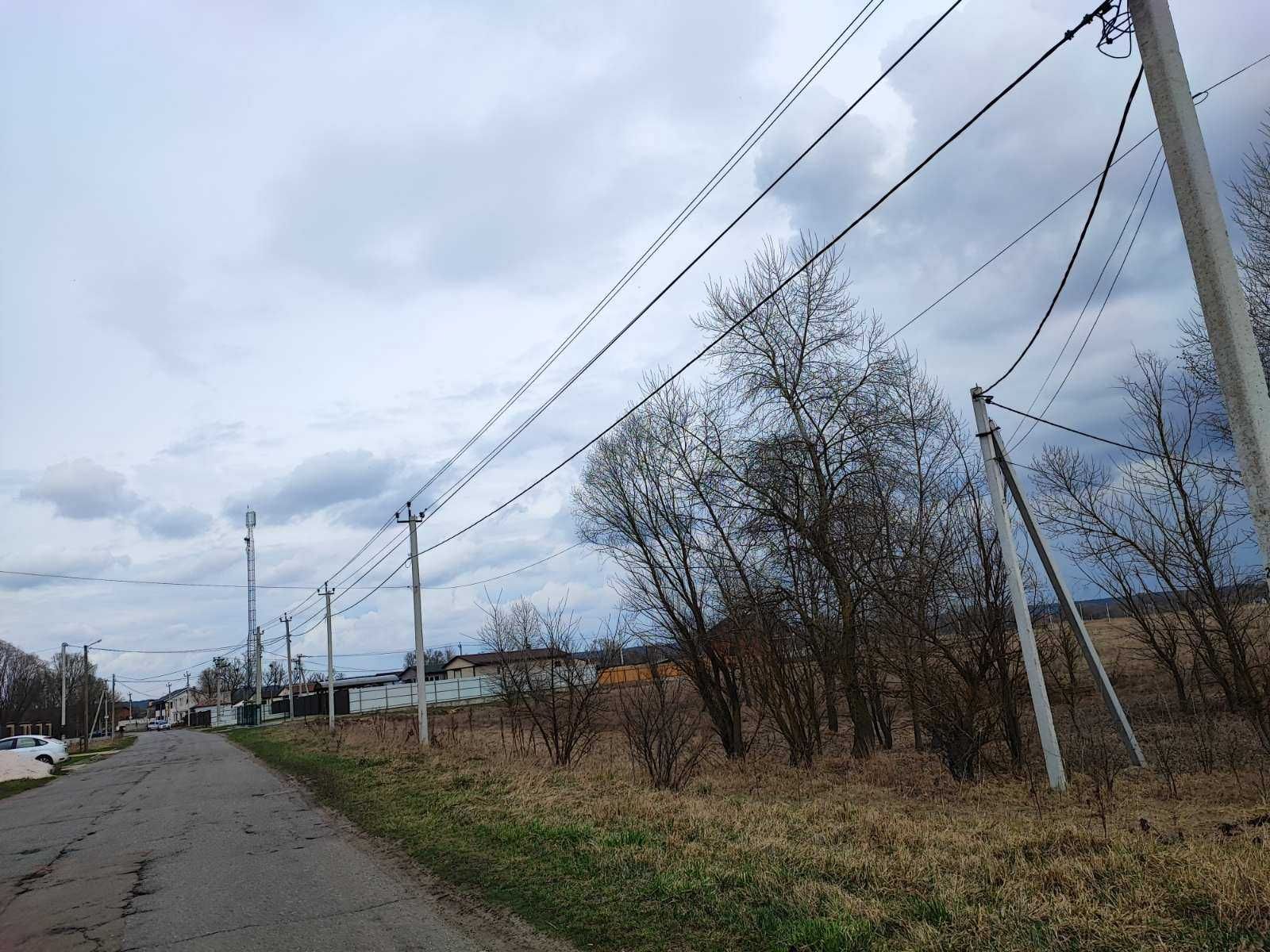 Вишеньки 15 соток під забудову біля каналу. Ділянка насипана.