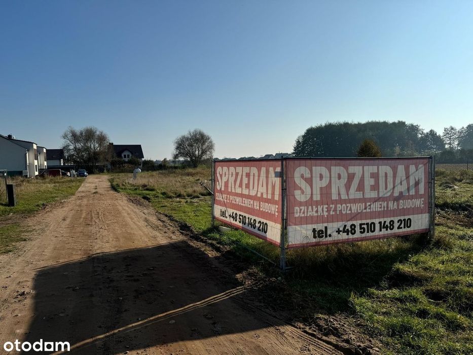 Atrakcyjna działka budowlana z pozwoleniem na budowę!