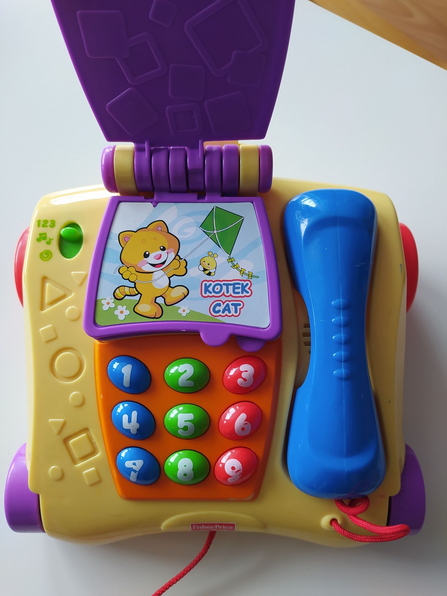 Telefon interaktywny Fisher Price+puzzle