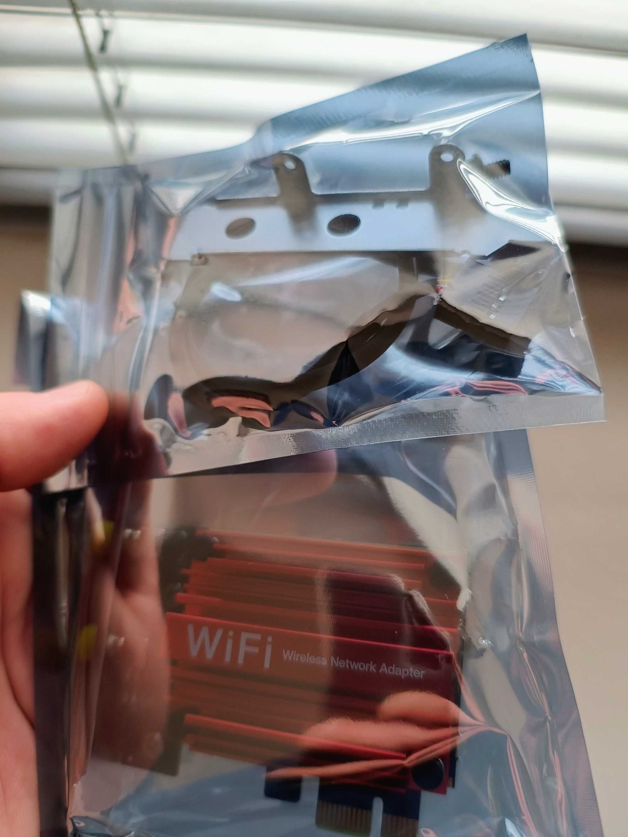 Pci-e wi-fi 6e адаптер pce-axe3000 intel ax210 с bluetooth 5.3