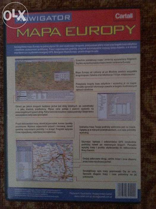 Mapa Europy CD