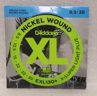 D'Addario EXL130+  XL Nickel Wound 8.5-39 Struny do gitary elektryczne