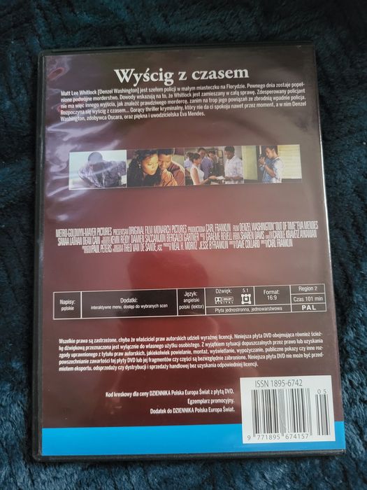 Film na Dvd Wyścig z czasem , wtst D. Washington i E. Mendes