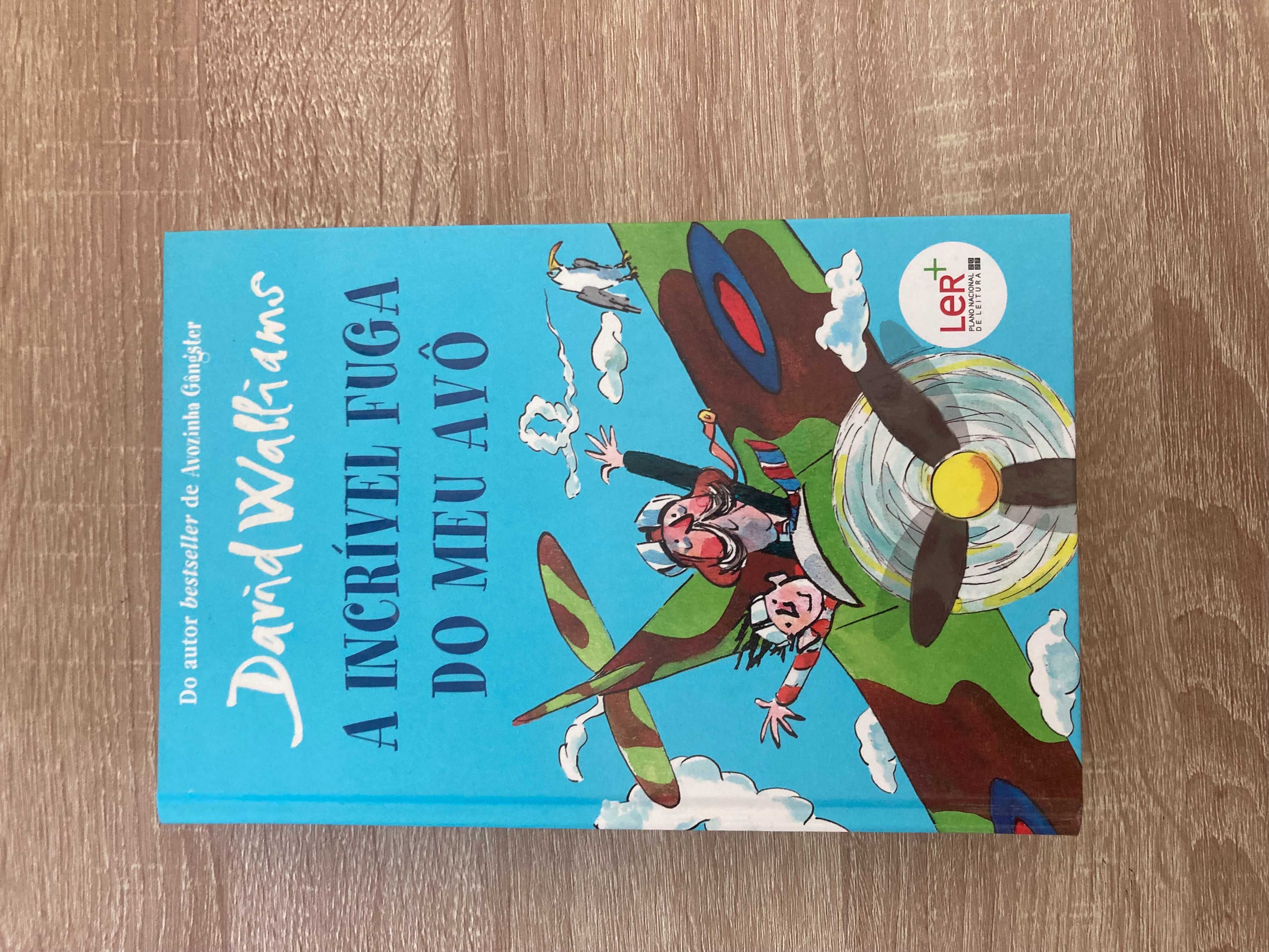 Livros David Walliams, Avozinha Gangster + A Incrível Fuga do Meu Avô