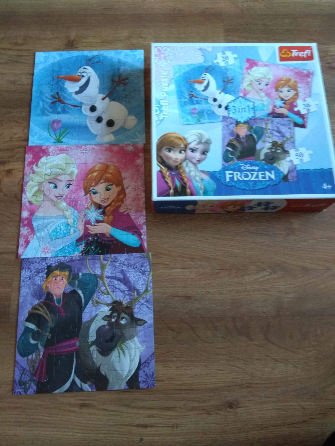 Frozen Kraina lodu Torba Portfel Puzzle 100 Puzzle 3w1 Gra Boom Boom