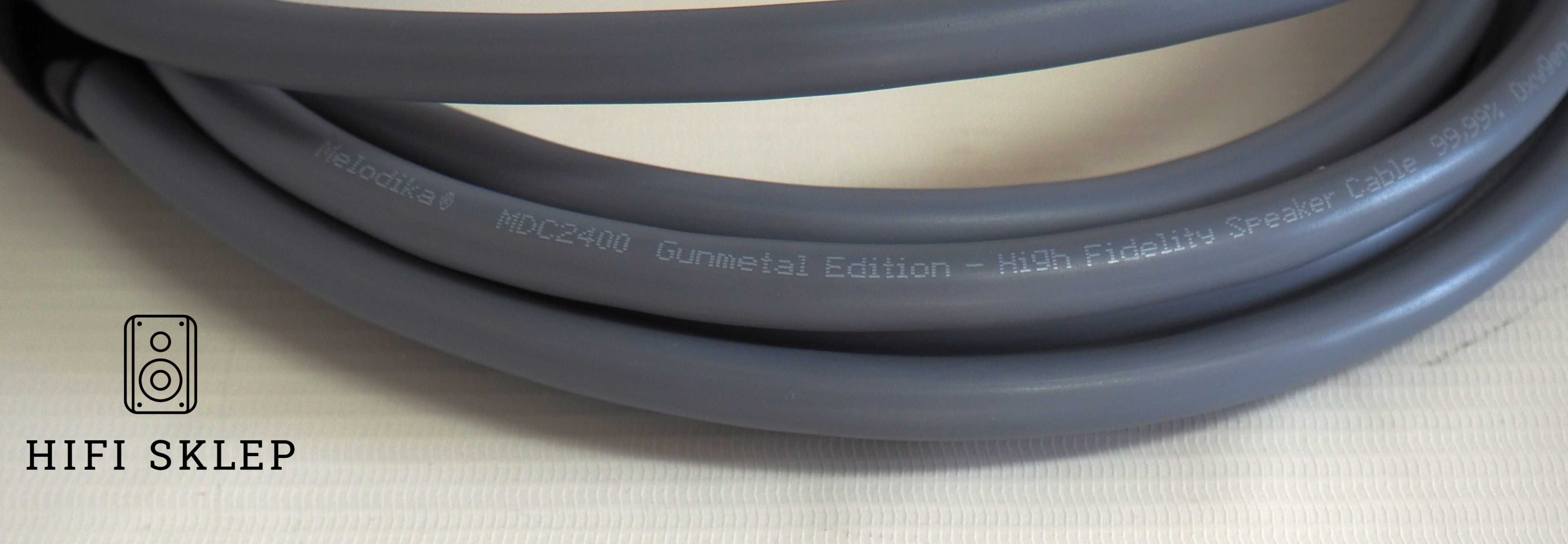 Melodika MDC2400G/4mm2 Kabel głośnikowy 2x6m konfekcja Wireworld/ATLAS