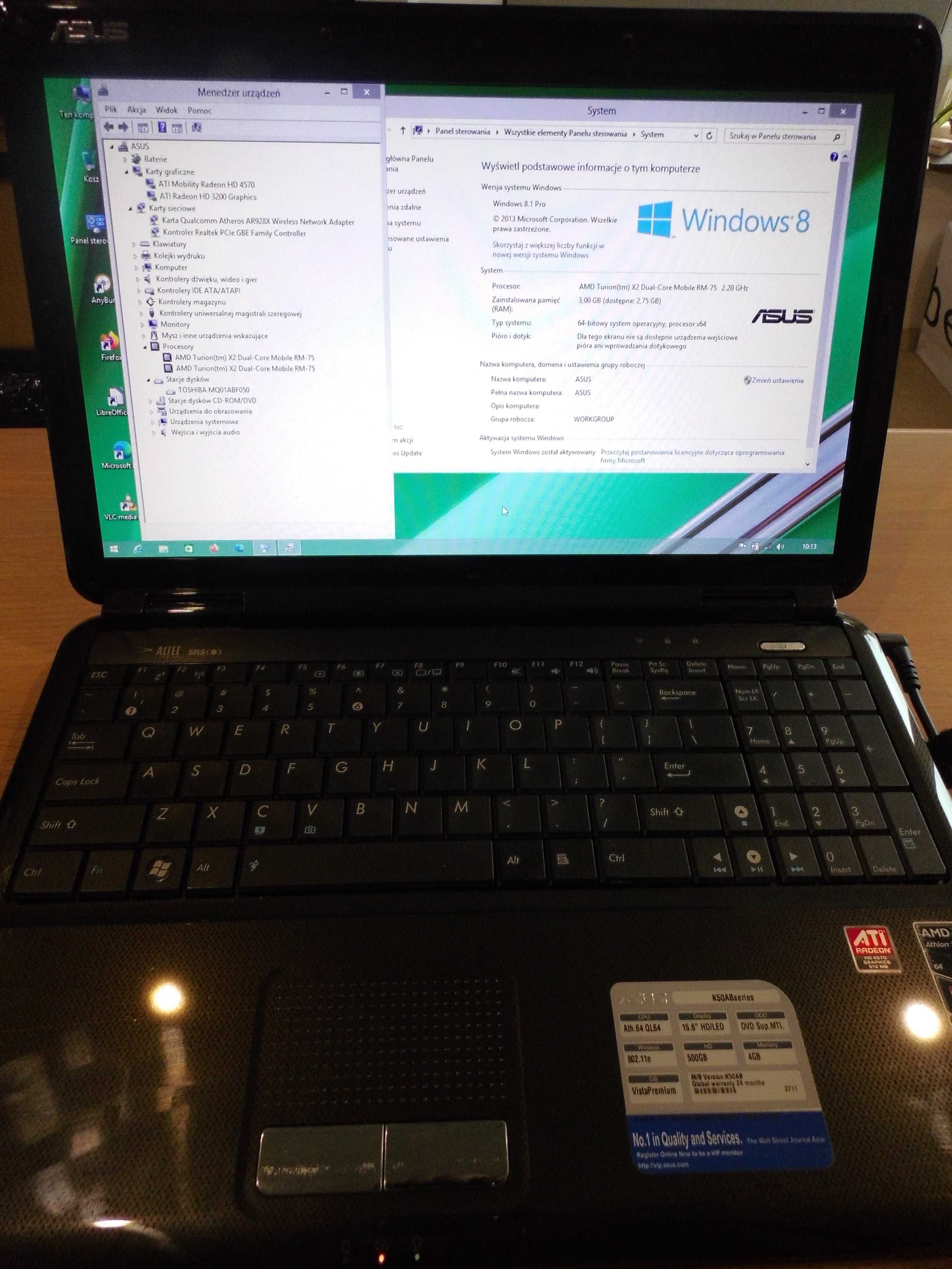 Laptop Asus K50AB