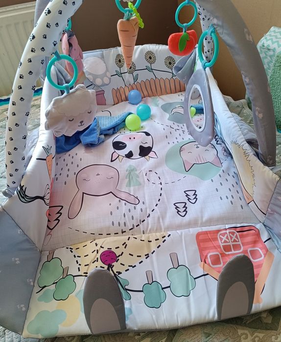 Mata edukacyjna Smiki/basen z kulkami